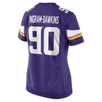 Tyrion Ingram-Dawkins Minnesota Vikings Nike Women's Team Game Jersey -  Purple