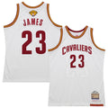 LeBron James Cleveland Cavaliers  2015/16 Hardwood Classics Authentic Jersey - White