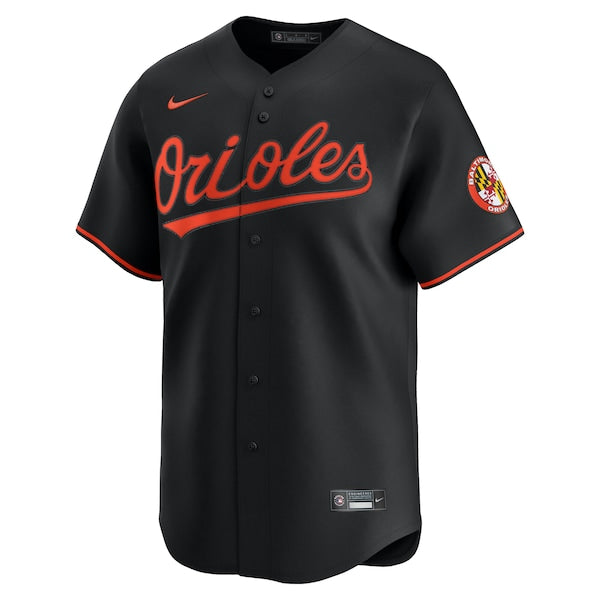 Baltimore Orioles Nike Limited Alternate Blank Replica Jersey - Black/White