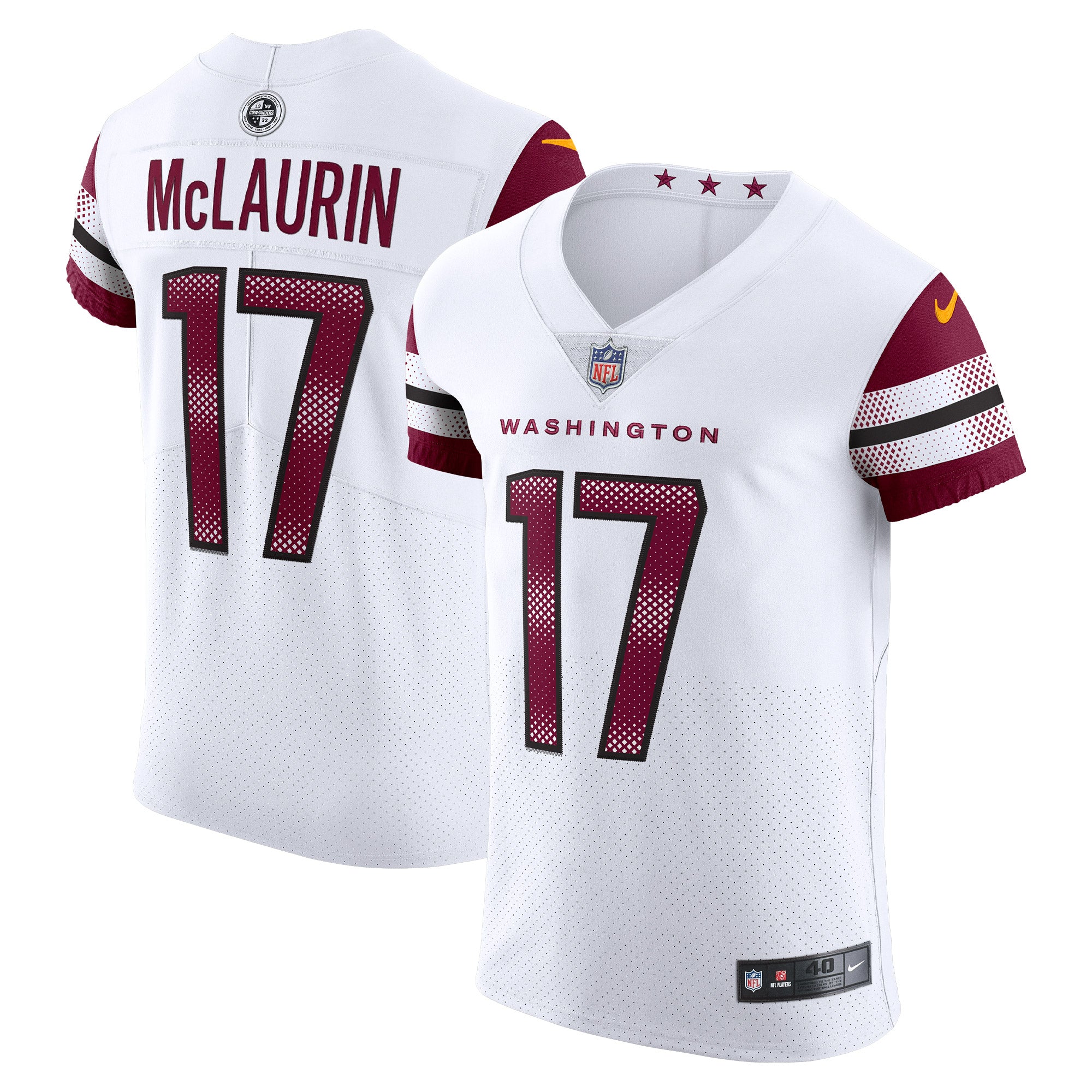 Terry McLaurin Washington Commanders Nike Vapor Elite Jersey - Burgundy/Black/White