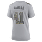 Alvin Kamara New Orleans Saints Nike Women's Atmosphere Fashion Game Jersey - Gray