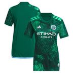 New York City FC adidas Women's 2024 The Parks Replica Jersey - Green
