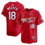 Jordan Walker St. Louis Cardinals Nike City Connect Limited Jersey - Red