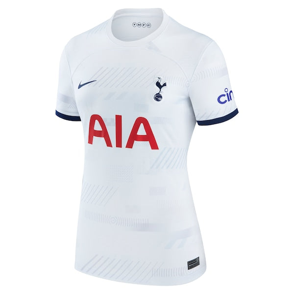 Son Heung-min Tottenham Hotspur Nike Women's Home 2023/24 Replica Player Jersey - White/Navy/Tan