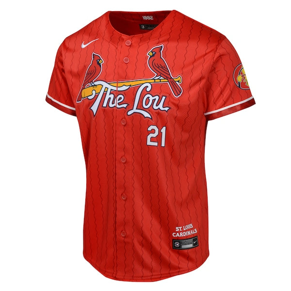 Lars Nootbaar St. Louis Cardinals Nike Youth 2024 City Connect Limited Player Jersey - Red