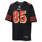 George Kittle San Francisco 49ers Nike Youth 2025 Rivalries Collection Game Jersey - Black