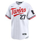 Ryan Jeffers Minnesota Twins Nike Home Limited Player Jersey - White