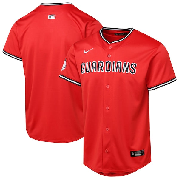 Cleveland Guardians Youth Alternate 2 Limited Jersey - Red/Cobalt