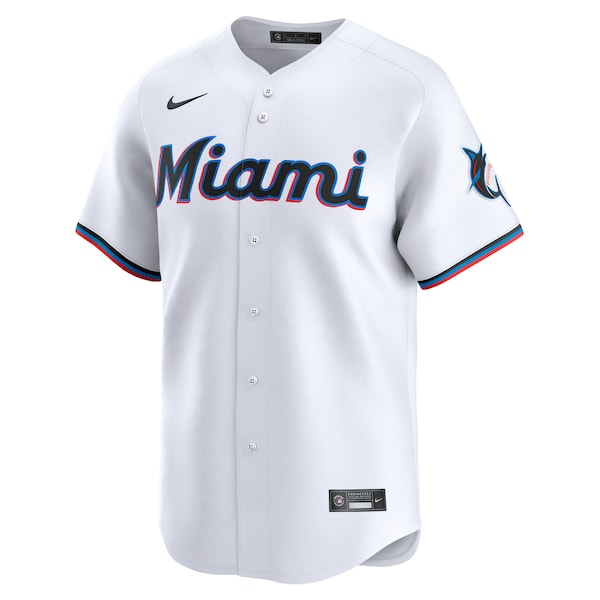 Miami Marlins Nike 2024 Jackie Robinson Day Home Limited Jersey – White
