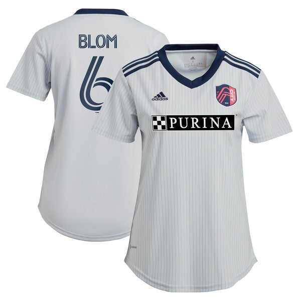 Njabulo Blom St. Louis City SC adidas Women's 2024 The Spirit Kit Replica Jersey - Gray