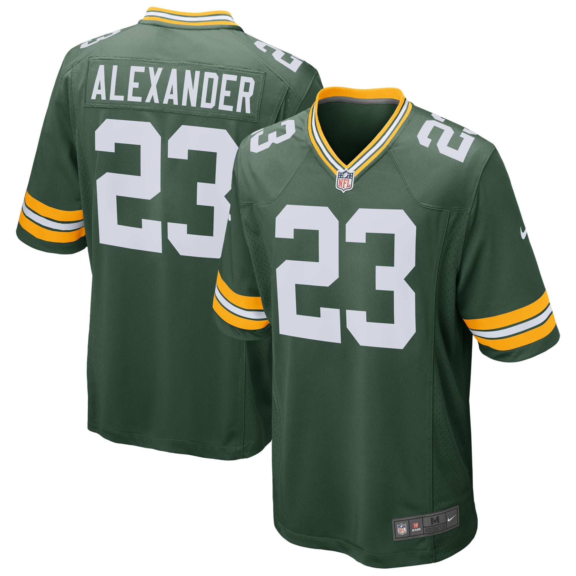 Jaire Alexander Green Bay Packers Nike Game Player Jersey - White/Green