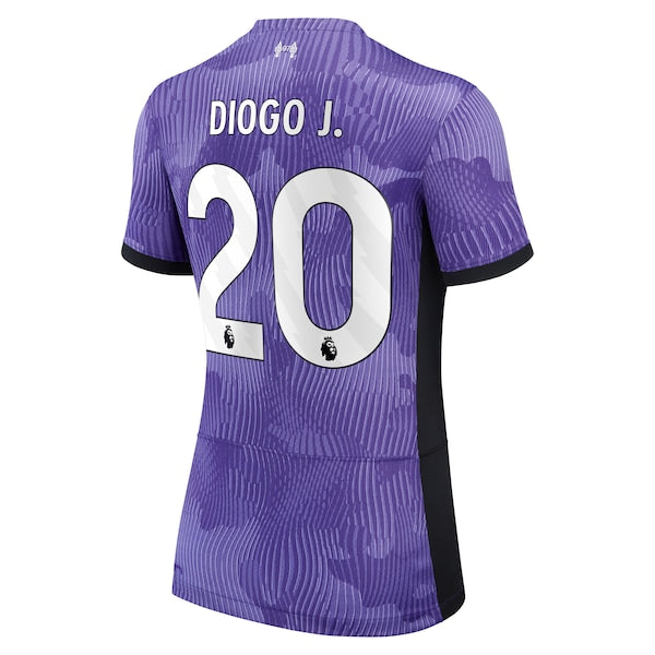Diogo Jota Liverpool Nike Women's 2023/24 Third Stadium Replica Player Jersey - Purple