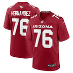 Will Hernandez Arizona Cardinals Nike Team Game Jersey -  Cardinal