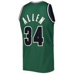 Ray Allen Milwaukee Bucks 2000/01 Hardwood Classics Off-Court Swingman Jersey - Hunter Green