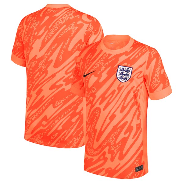 England National Team Nike 2024 Goalkeeper Replica Stadium Jersey - Orange