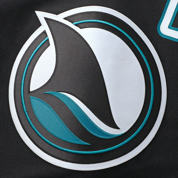 San Jose Sharks  Alternate Premium Jersey - Black/Teal
