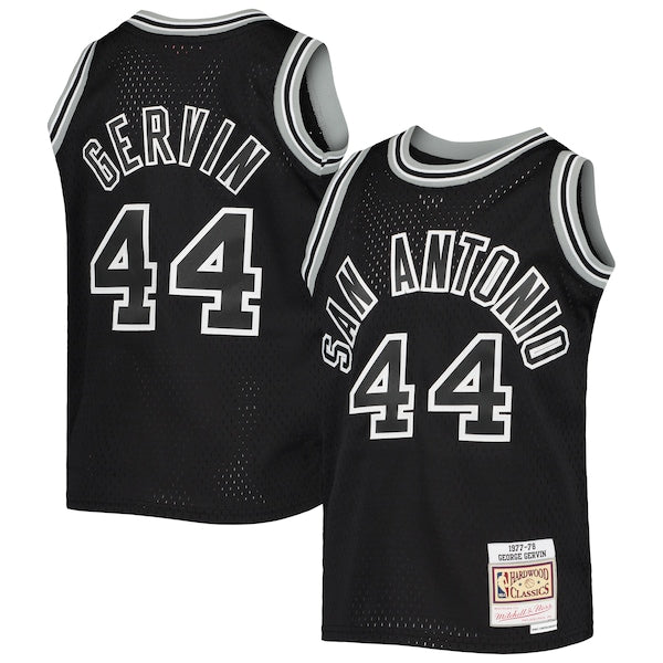 George Gervin San Antonio Spurs Youth 1978/79 Hardwood Classics Swingman Jersey - Black