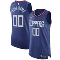 LA Clippers Nike 2020/21 Authentic Custom Jersey Blue - Icon Edition