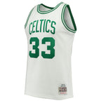 Larry Bird Boston Celtics  Hardwood Classics 1985/86 Swingman Jersey - White/Kelly Green