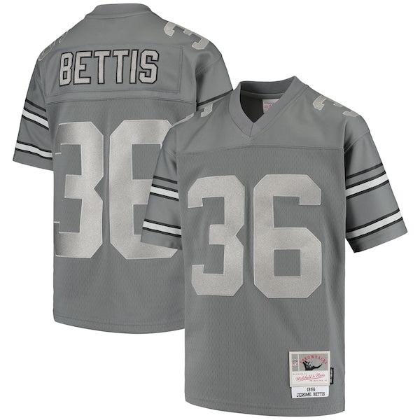 Jerome Bettis Pittsburgh Steelers Youth 1996 Retired Player Metal Replica Jersey - Charcoal