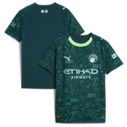 Manchester City Puma x EA SPORTS FC Youth 2025/26 Fourth Jersey - Green