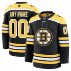 Boston Bruins  Home Premium Custom Jersey - Black/White