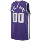 Sacramento Kings Nike Swingman Custom Jersey Purple - Icon Edition