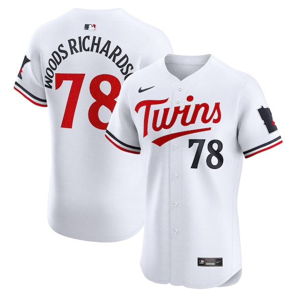 Simeon Woods Richardson Minnesota Twins Nike Home Elite Player Jersey - White