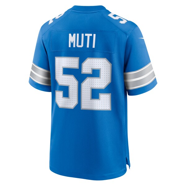 Netane Muti Detroit Lions Nike Game Jersey -  Blue