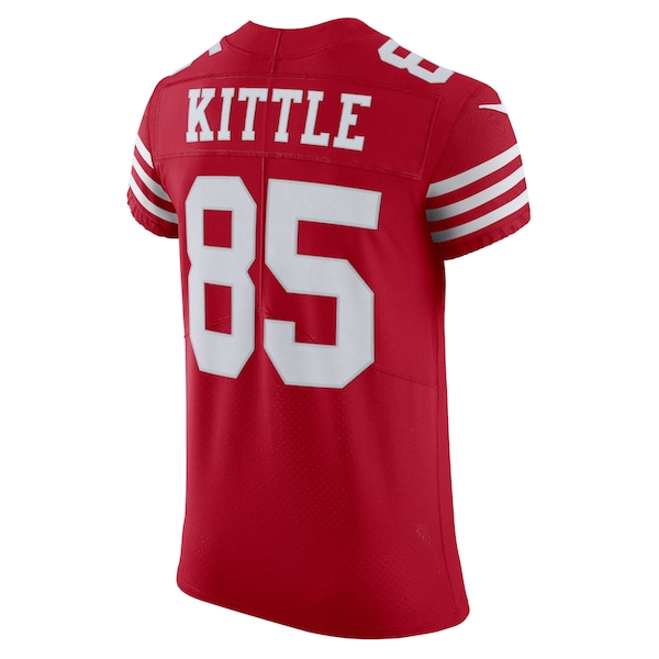 George Kittle San Francisco 49ers Nike Vapor Elite Jersey - Scarlet/Red/White