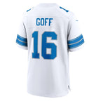 Jared Goff Detroit Lions Nike Game Jersey - White