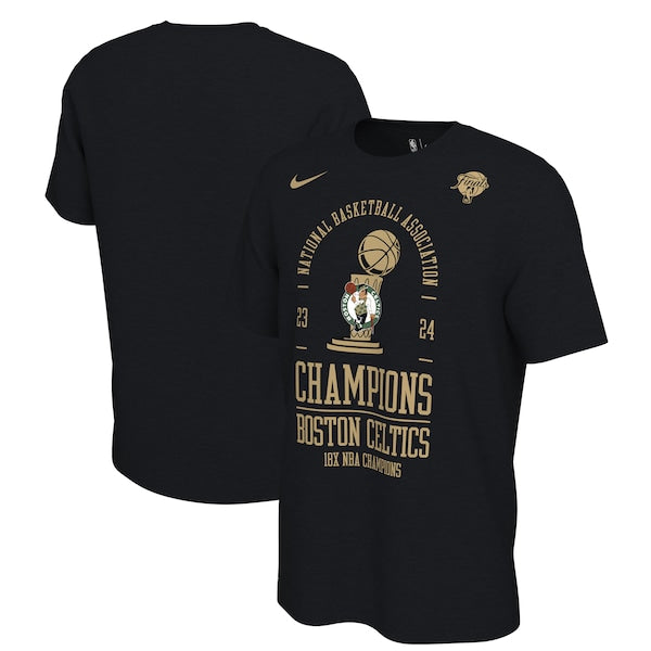 Boston Celtics Nike 18-Time NBA Finals Champions Locker Room T-Shirt - Black