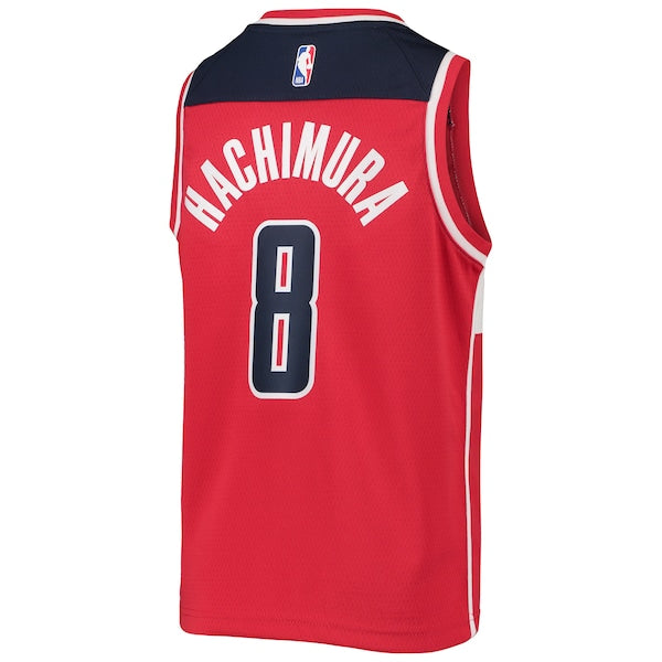 Rui Hachimura Washington Wizards Nike Youth Team Swingman Jersey - Red