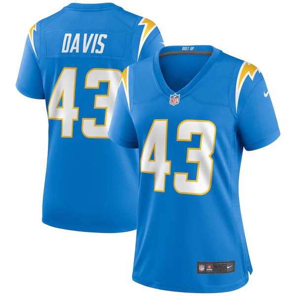 Michael Davis Los Angeles Chargers Nike Women's Game Jersey - Powder Blue