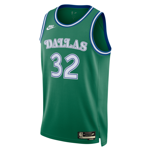 Dallas Mavericks Nike Classic Edition Jersey - Green - Cooper Flagg - Unisex
