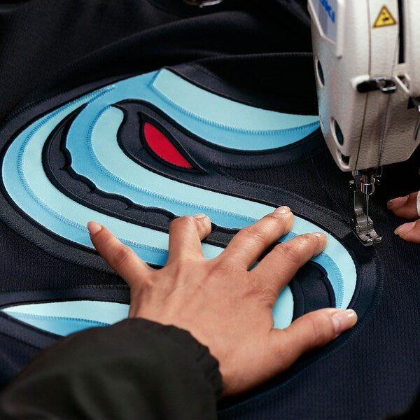 Seattle Kraken  Home Authentic Pro Jersey - Deep Sea Blue