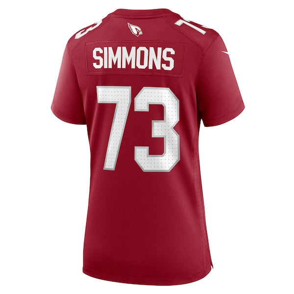 Lachavious Simmons Arizona Cardinals Nike Women's Team Game Jersey -  Cardinal