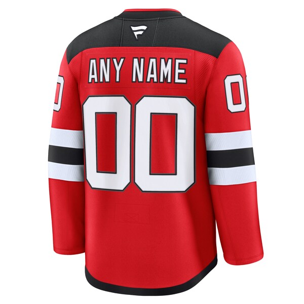 New Jersey Devils  Home Premium Custom Jersey - Red/Black/White