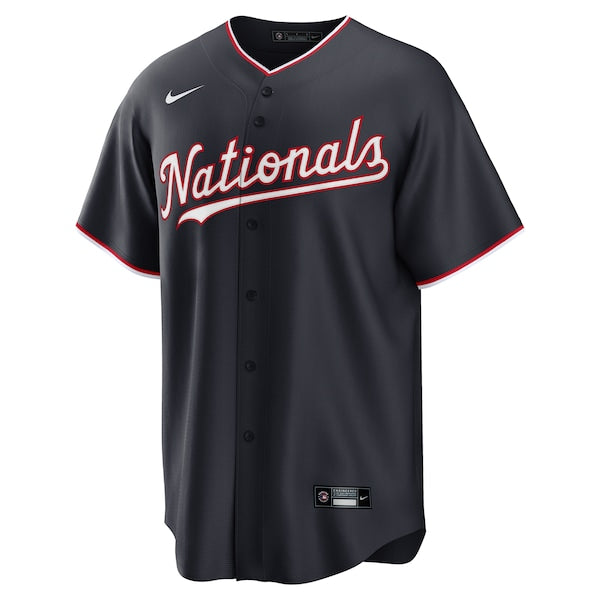 Washington Nationals Nike Alternate Custom Replica Jersey - Navy/White