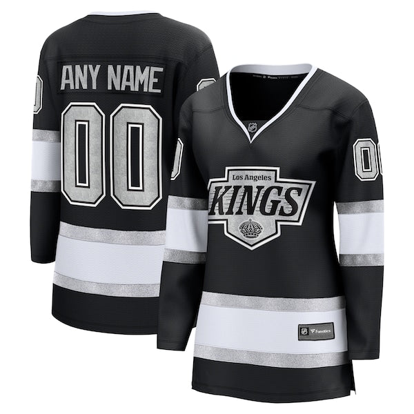 Los Angeles Kings  Women's Home Breakaway Custom Jersey - Black