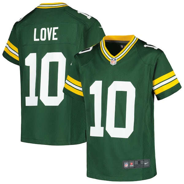 Jordan Love Green Bay Packers Nike Youth Game Jersey - Green