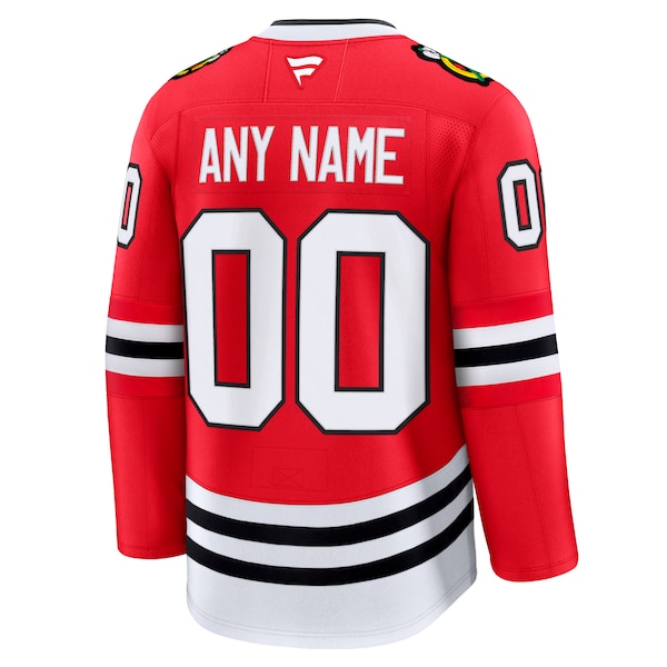 Chicago Blackhawks  Home Premium Custom Jersey - Red/White