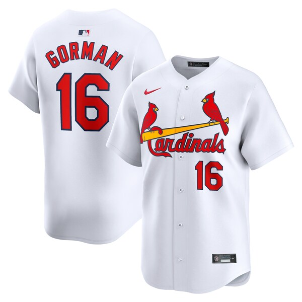 Nolan Gorman St. Louis Cardinals Nike Home Limited Player Jersey - White