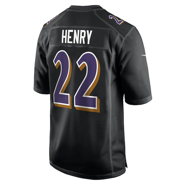 Derrick Henry Baltimore Ravens Nike Fashion Jersey - Carbon Black