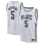 Paolo Banchero Orlando Magic  Youth 2024/25 Fast Break Player Jersey - City Edition - Silver