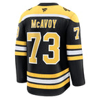 Charlie McAvoy Boston Bruins  Home Premium Jersey - Black