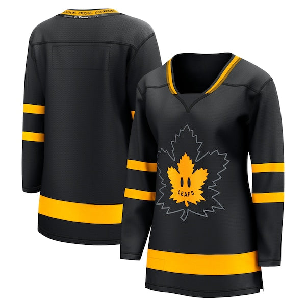 Mitchell Marner Toronto Maple Leafs  Women's Alternate Premier Breakaway Reversible Player Jersey - Black/Blue