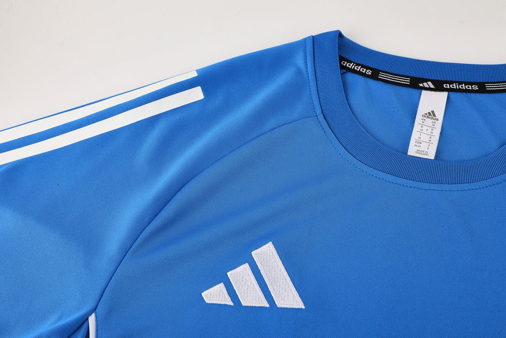 Adidas Short Sleeve Training Jersey Set - AD09- Royal Blue