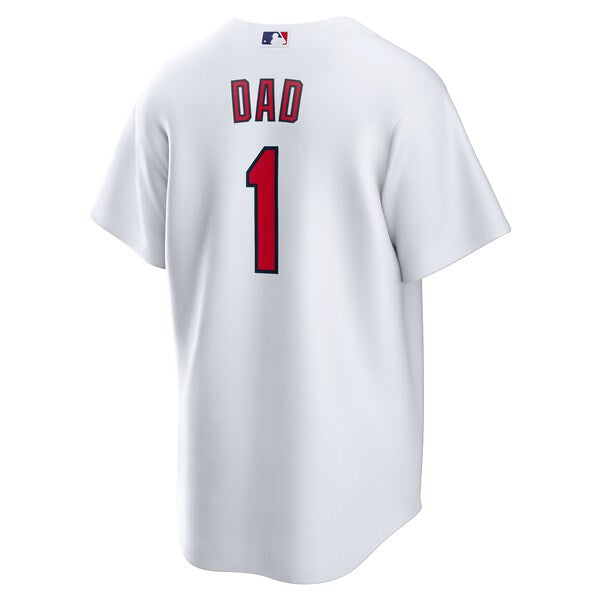 St. Louis Cardinals Nike #1 Dad Home Replica Jersey - White