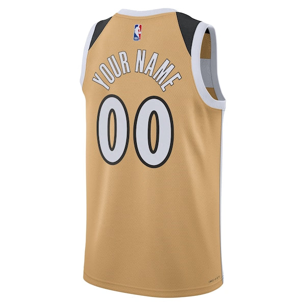Washington Wizards Nike Unisex 2025/26 City Edition Swingman Custom Jersey - Gold